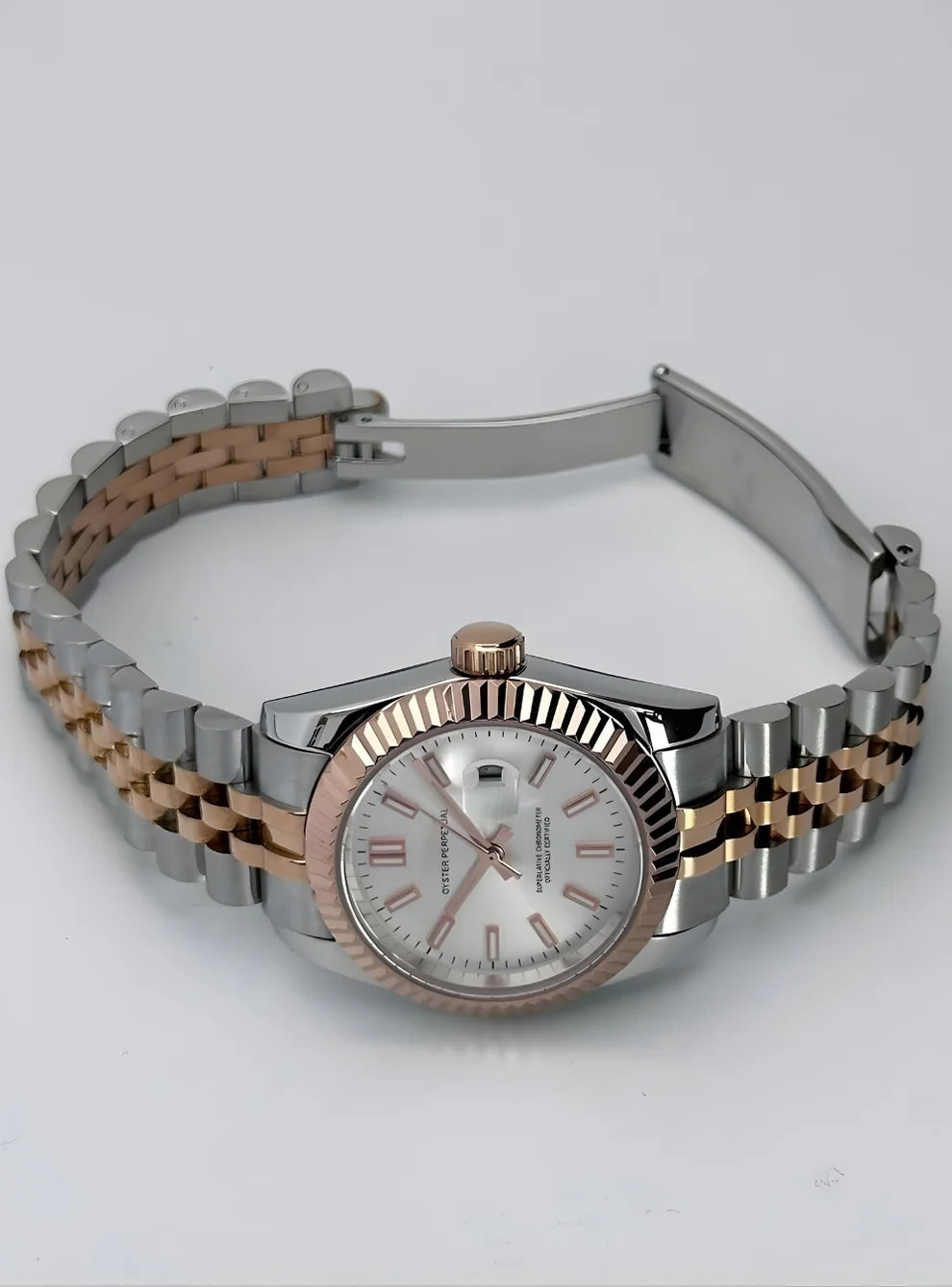 CLÉVJUST | TWO TONE ROSE WHITE