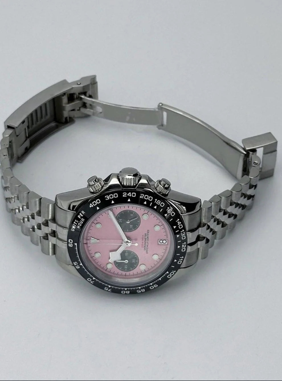 CLÉVMARINE | PINK CHRONOGRAPH