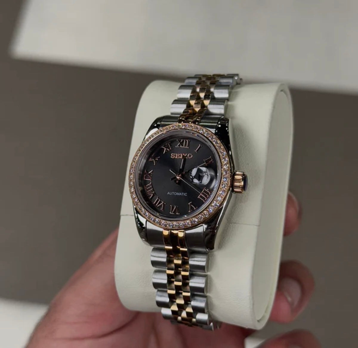 CLÉVJUST | ROSÉ BLOSSOM ROMAN DIAL