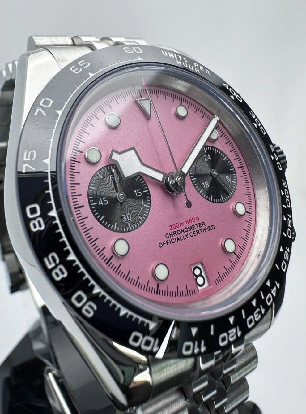 CLÉVMARINE | PINK CHRONOGRAPH